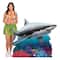 Beistle 4.33ft. x 44.25" Shark Cardboard Stand Up